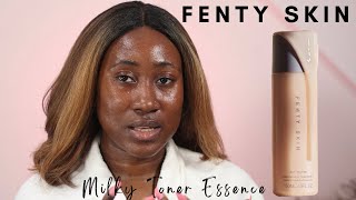 FENTY SKIN HYDRATING MILKY TONER ESSENCE REVIEW [upl. by Kunin839]