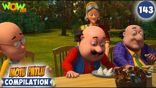 Chingum Hua Beghar  Motu Patlu Season 13 Compilation 143  Motu Patlu  Cartoons Kids  spot [upl. by Nohcim573]