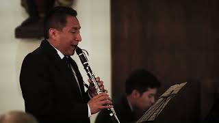 CONCERT PIECE NO 2 IN D MINOR FOR TWO CLARINETS AND PIANO MENDELSSOHN CÉSAR OÑA ALEXIS OÑA [upl. by Flodur]