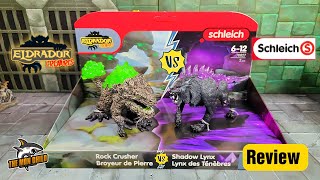 Schleich Eldrador Creatures Rock Crusher VS Shadow Lynx Set Review [upl. by Kathye278]