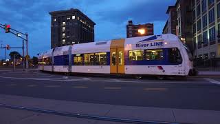 Quick Clip New Jersey Transit Riverline in Camden [upl. by Zetnas]