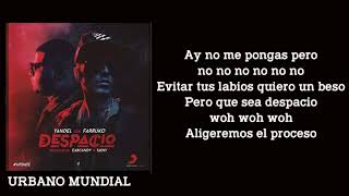 Yandel Ft Farruko – Despacio Lyrics Letra [upl. by Anegal]