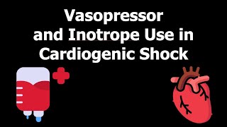 Vasopressor and Inotrope Use in Cardiogenic Shock [upl. by Burdett692]