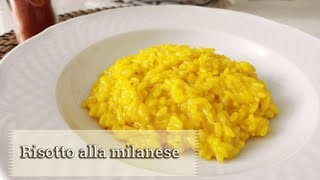 Risotto alla milanese  ricetta di Creativaincucina [upl. by Einehpets438]