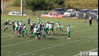 WCSSAA Football Junior  WaterlooOxford Gators vs Jacob Hespeler Hawks [upl. by Leora]