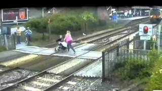 More moments of madness at UKs level crossings [upl. by Ydniw430]