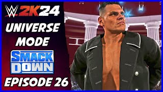 WWE 2K24  Universe Mode  Smackdown Episode 26 [upl. by Adeline296]