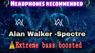 100D surround sound for best experience use headphones  Alan Walker  Spectre Extreme bass [upl. by Aniz]