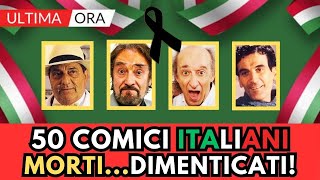 50 grandi ATTORI COMICI Italiani DIMENTICATI Morti [upl. by Lorrad]