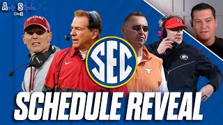 2024 SEC Schedule Released  Top Matchups with Texas Oklahoma Entering the League [upl. by Martijn]