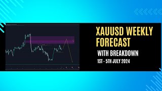 XAUUSD Weekly Forecast  Breakdown  1st  5th July 2024 [upl. by Sucramaj]