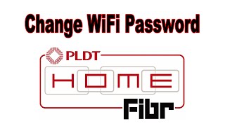 How to Change the WiFi password of PLDT Home Fibr router [upl. by Areema720]