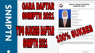 TUTORIAL CARA DAFTAR SNMPTN 2021 [upl. by Anesuza]