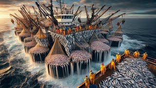 Europe’s Monster Shrimp Catches  Billions of Shrimp Caught by Massive Trawling Fleet At Sea [upl. by Ikkaj408]