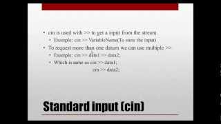 7 Introduction to c Basic input and output in C [upl. by Crow545]