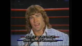 Rematch Ric Flair vs Kerry Von Erich at the SportatoriumKerry montagepromo WCCW May 1984 [upl. by Pandolfi155]