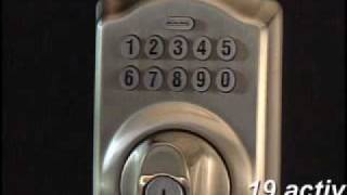 How To Program Your Schlage BE365 Keypad Deadbolt [upl. by Lletnuahs]