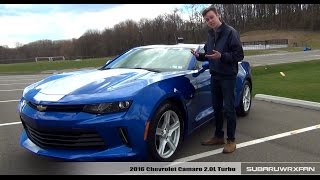 Review 2016 Chevrolet Camaro 20L Turbo [upl. by Imray]