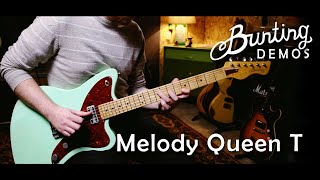 Bunting Guitars  Melody Queen T 063  Rabid Bitch  Magnatron  Hipster Green [upl. by Labina1]