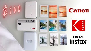 Canon Ivy 2 Mini Photo Printer Review THIS THING IS AWESOME [upl. by Longo]