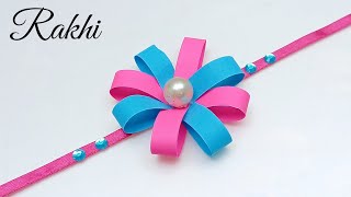 How To Make Beautiful Rakhi  Rakhi Making Competition Idea 2024  Easy Rakhi Idea For Competition [upl. by Barnet]