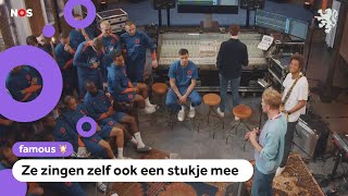 Oranjespelers maken EKlied met Armin van Buuren en ChefSpecial [upl. by Lacee]