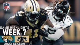 Jacksonville Jaguars vs New Orleans Saints  2023 Week 7 Game Highlights [upl. by Ratcliff189]