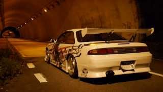 Nissan Silvia S14 SR20DET Exhaust Sound [upl. by Eed]