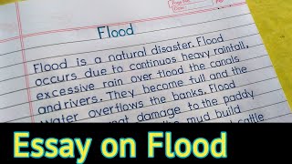 Flood essay essay writing on flood flood essay writing Lets write [upl. by Amsirac]