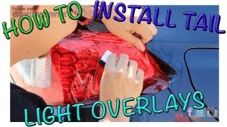 How To Install Tail Light Overlays Subaru WRX STI Hatchback [upl. by Sinnylg]