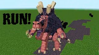 New Monster FellFang  Horror MOD Minecraft PE [upl. by Bigler]