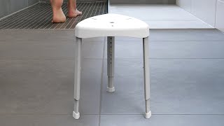 Adjustable Shower Stool by HealthCraft Products [upl. by Klehm]