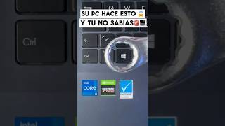 Truco de Windows secreto y genial windows teclado pc windowstruco secreto [upl. by Aniuqahs200]