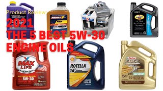 The 5 Best 5w30 Engine Oils [upl. by Ninazan]