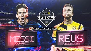 F8TAL LEO MESSI  CUARTOS DE FINAL  DjMaRiiO vs ZwebackHD  FIFA 16 [upl. by Ulphiah]