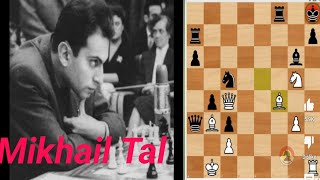 Mikhail Tal vs Geza Fuster  Tal chess game Tal amazing secrfice Tal best check matetal chess [upl. by Eikkin]