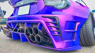 跳ね上げ８本出し‼️イカつい！【会場内①】STANCENATION 2022 AICHI スタンスネーション愛知 [upl. by Ixela457]