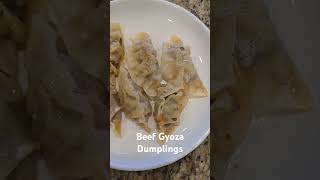 Beef Gyoza Dumplings [upl. by Einaeg]