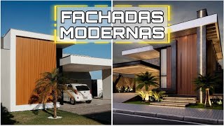 40 FACHADAS DE CASAS MODERNAS  TENDÊNCIA 2024 DE FACHADAS CONTEMPORÂNEAS  DICAS E IDEIAS [upl. by Beaufort35]