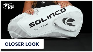 Take a closer look at the Solinco Whiteout 6 Pack Tour Tennis Bag [upl. by Zetniuq211]