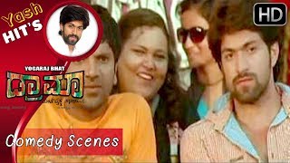 Yash is challenged by Radhika Pandith  Kannada Comedy Scenes  Drama Kannada Movie  kwatle satisha [upl. by Ainoet792]