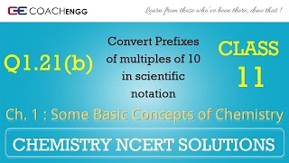 Some Basic Concepts of Chemistry Q121 b Chapter 1 NCERT solutions CHEMISTRY Class 11 [upl. by Nikola729]