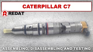 Caterpillar C7 disassembling reassembling and testing [upl. by Kev244]