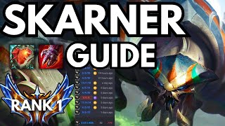 HOW RANK 1 SKARNER CARRIES WITH 72 WINRATE IN CHALLENGER [upl. by Berk]