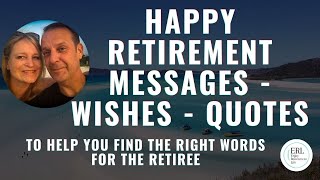 Happy Retirement Messages  wishes  quotes [upl. by Henriha569]