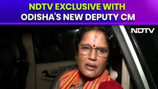 Odisha Govt News  Pravati Parida To NDTV quotNever Thought About Becoming Deputy Chief Ministerquot [upl. by Elane272]