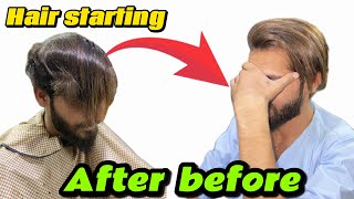 hair straight style for men long hair straight hair straightener for mens in pakistan mobeen Saloon [upl. by Skyler107]