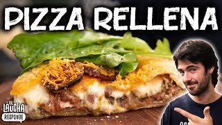 Pizza Rellena con Bondiola Desmenuzada  El Laucha Responde [upl. by Acinorav]