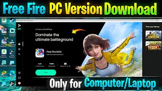 FREE FIRE GOOGLE PLAY GAMES BETA DOWNLOAD  How to Download Free Fire PC version in google playgame [upl. by Oaht]