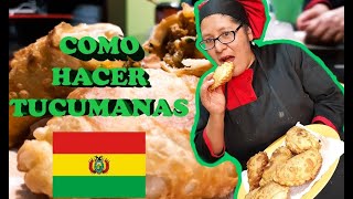 CÓMO Hacer TUCUMANAS Bolivianas  Profa Mercedes Apaza Estilo Boliviano [upl. by Ahsito666]